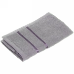 Полотенце махровое 30*60см «LUNA» цвет серый 10330 плотность 360гр/м2