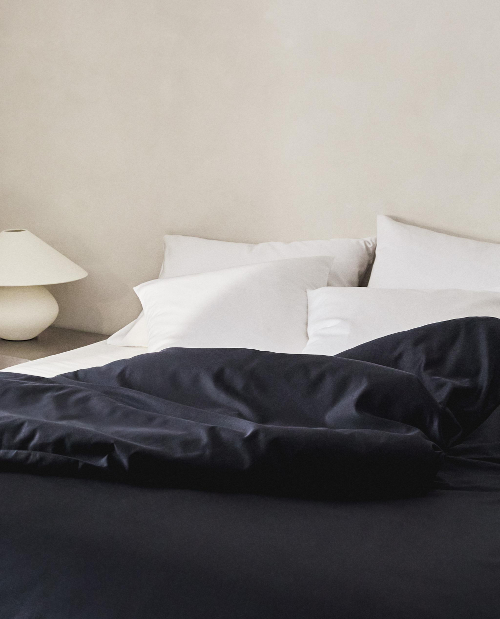 Пододеяльник Zara Home сатин, хлопок 100%, однотонный, 1100/088