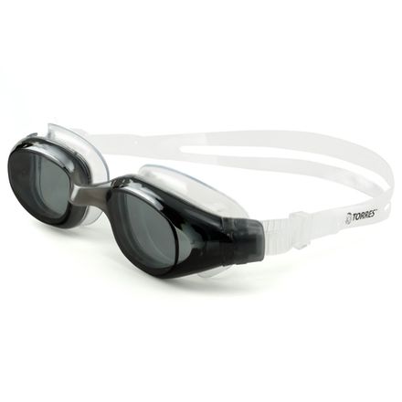 Очки для плав.TORRES Advance, SW-32209GR, дымчатые линзы, черн. оправа, раздв.регул. ремешок