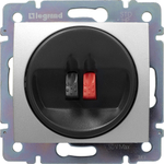 Розетка для акустической системы алюминий Valena Classic LEGRAND