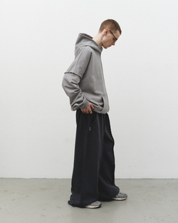 Baggy Trousers Ragged LOGO Nine Iron