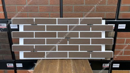 Клинкерная фасадная термопанель Paradyz Natural Brown Duro ППС