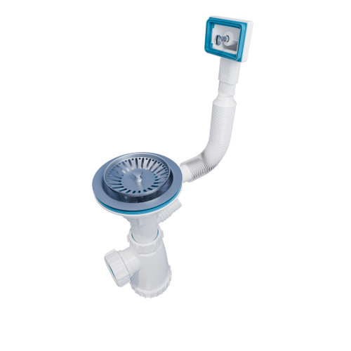 Сифон 3 1/2*40 с носиком прямоуг. переливом BKS4000W ИНКОПЛАСТ