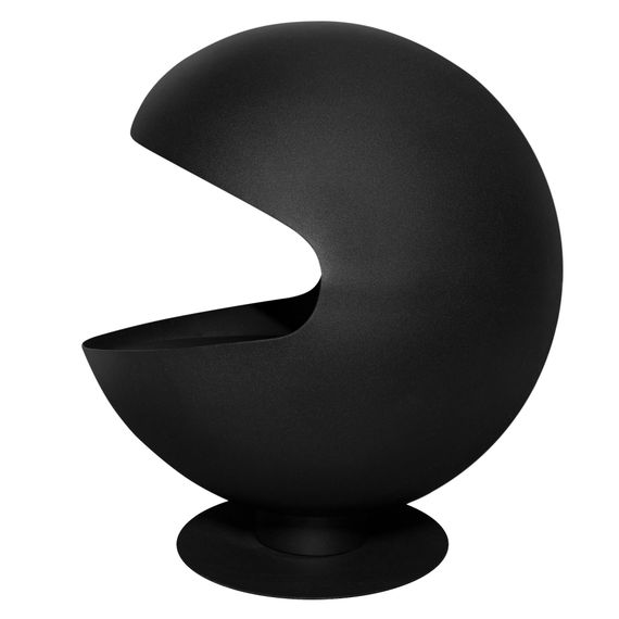 Каминокомплект:Биокамин Firelight BFP/F-55 Sphere+Набор керамических камней М, черные — (3)