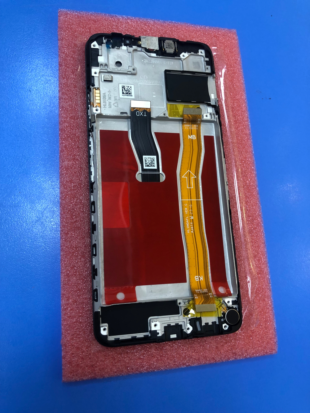 Huawei Nova Y70(MGA-LX9N) Дисплей в сборе с тачскрином и рамкой Оригинал Сервисный