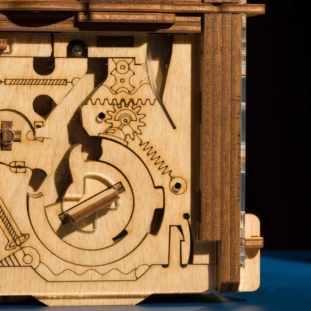 Деревянный Квестбокс "Испытание Камелота" от IDventure - головоломка, сборная модель, 3D пазл, коробочка с секретом