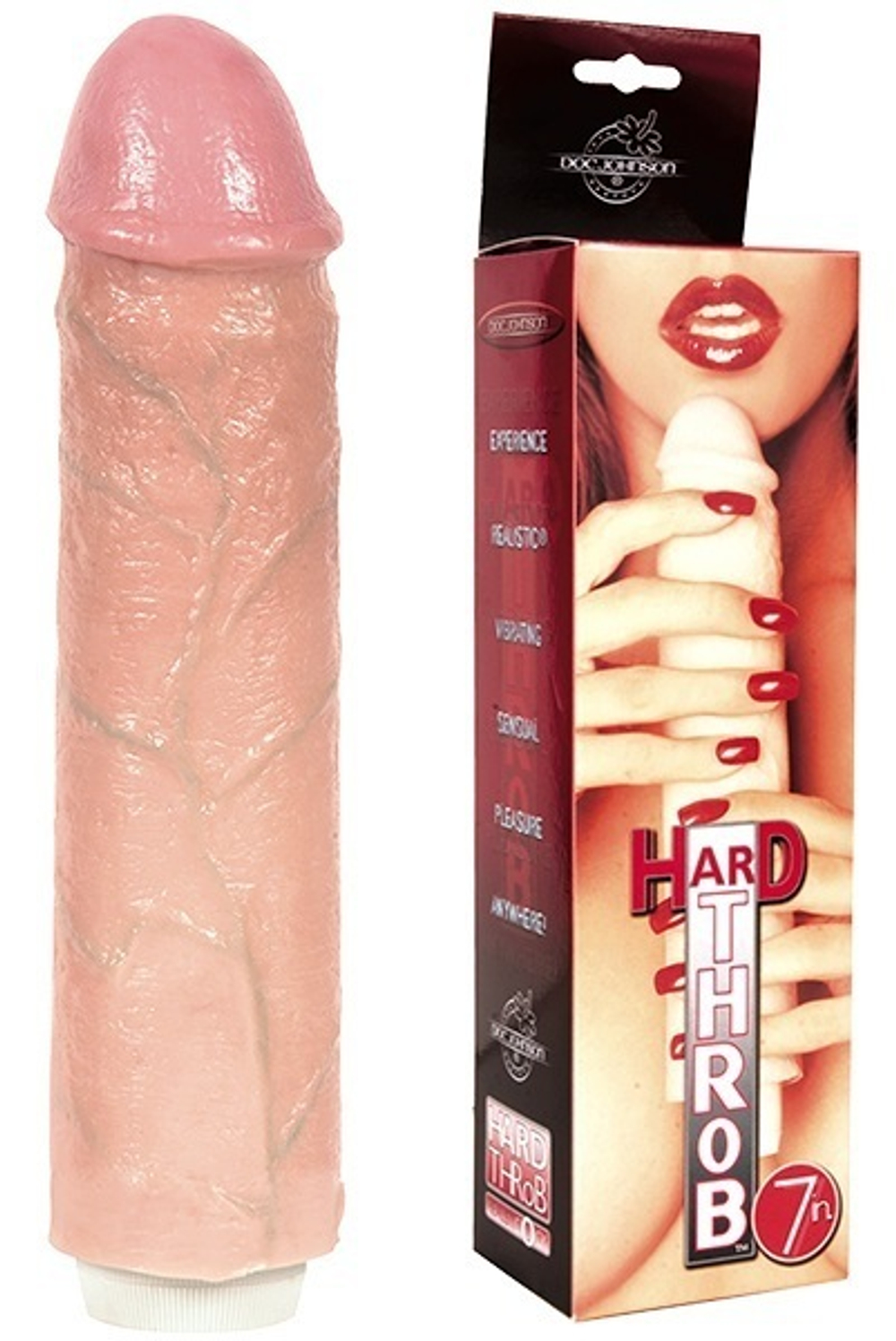 Реалистичный мультискоростной вибратор HARD THROB