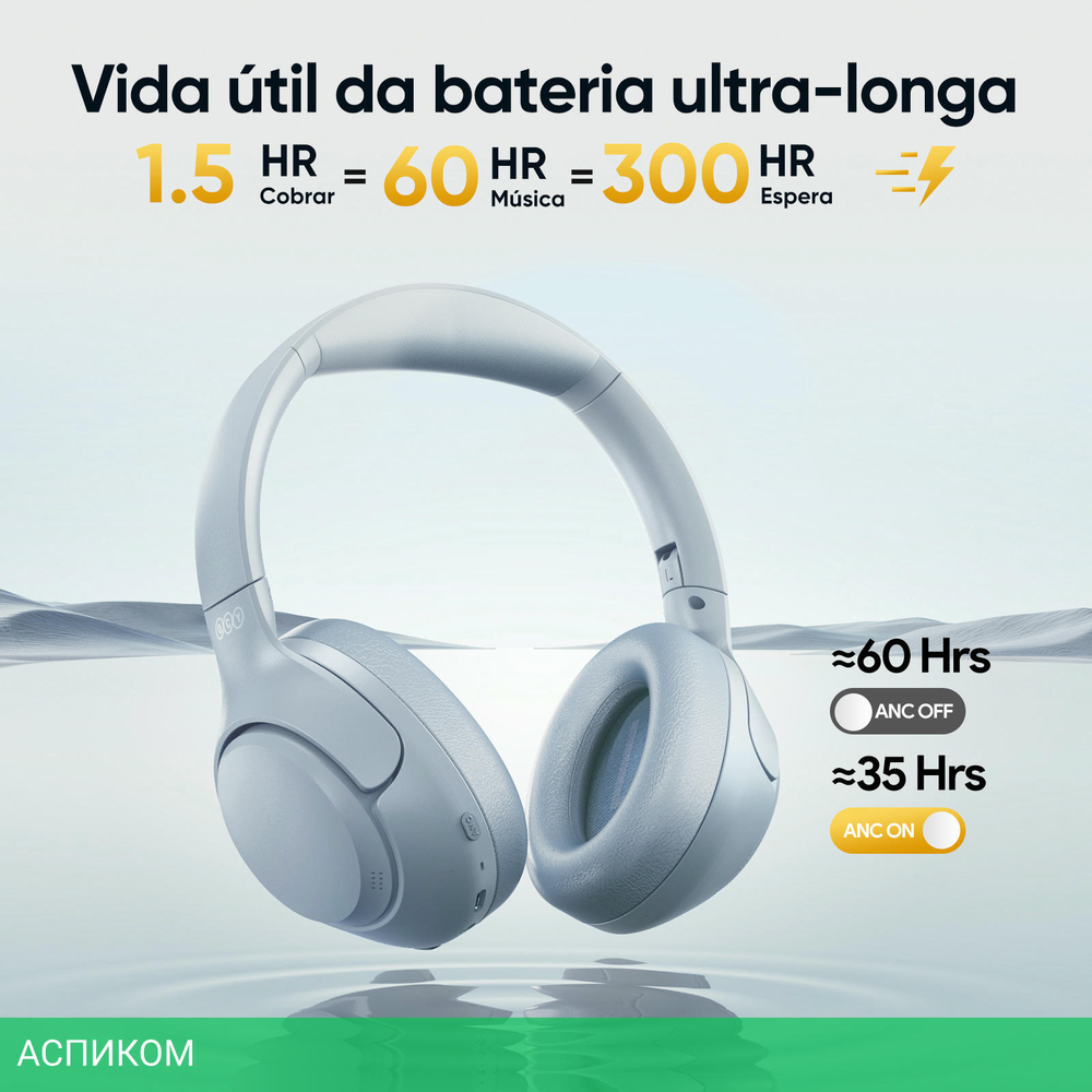 Наушники QCY H3 Grey Blue (BH23H3A)