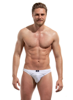 Мужские трусы-слипы с контрастной окантовкой (Размер: L) (Цвет: черный)