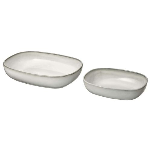 Набор форм для запекания IKEA GLADELIG (ГЛАДЕЛИГ), Серый, 31x23x7 см, 23x18x5 см, 2 шт