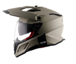 Шлем AXOR X-CROSS DUAL VISOR NR, с визором, цвет никель (XL)