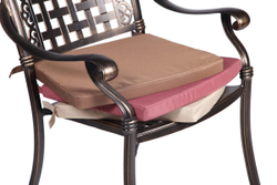 Комплект из литого алюминия с керамикой Марбелья(120см) + 6 кресел Вулкан-2