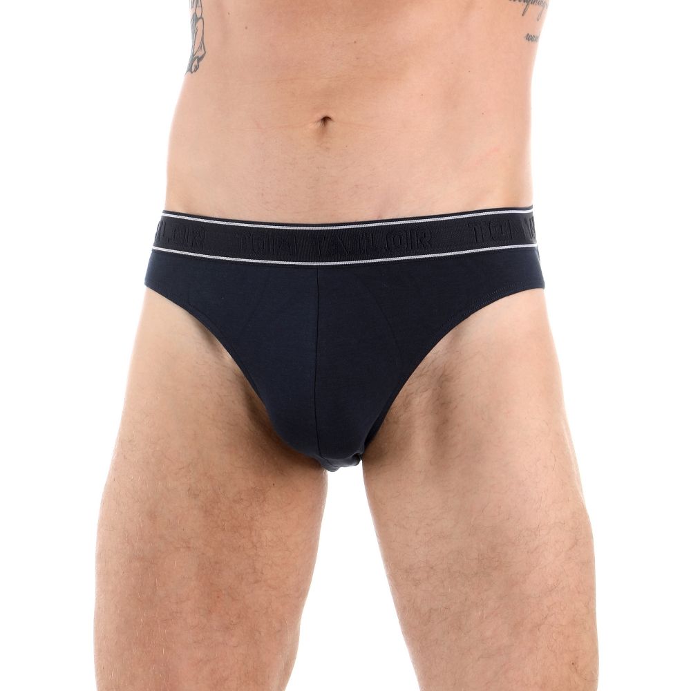 Мужские трусы слипы темно-синие Clever TRANSFORM BIKINI BRIEF 079907