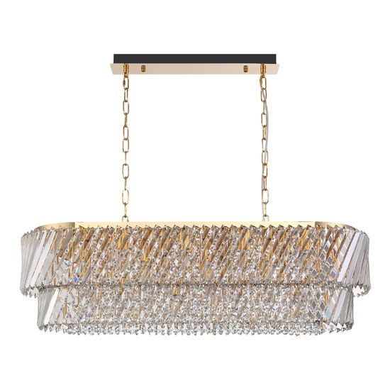 SL6138.303.14 Светильник подвесной ST-Luce латунь/прозрачный E14 14*40W RITZ