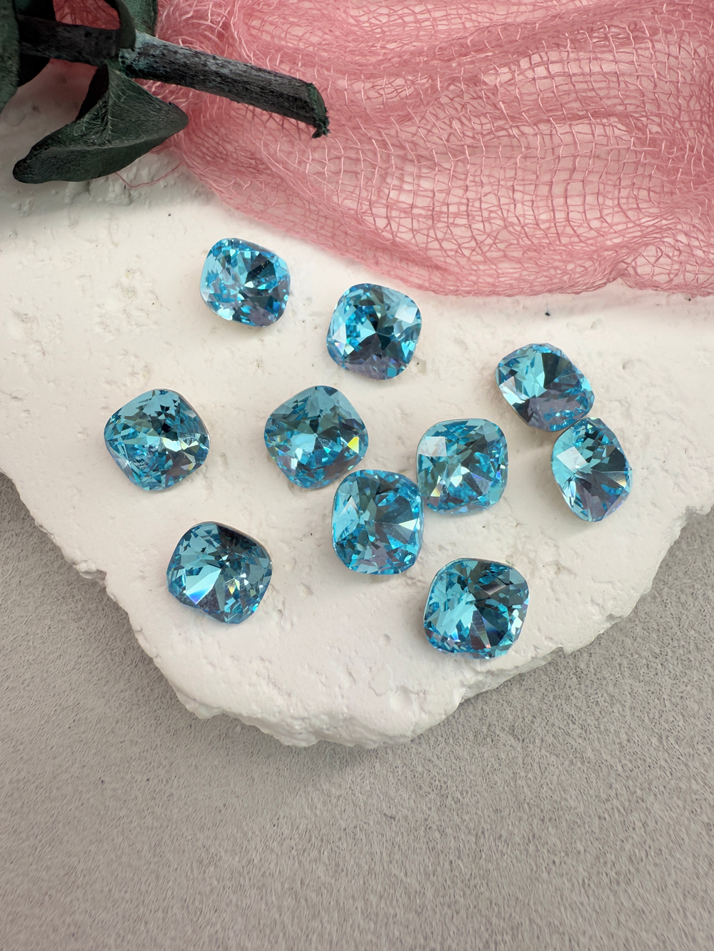 Кушон Cushion 8 мм, Dark aquamarine