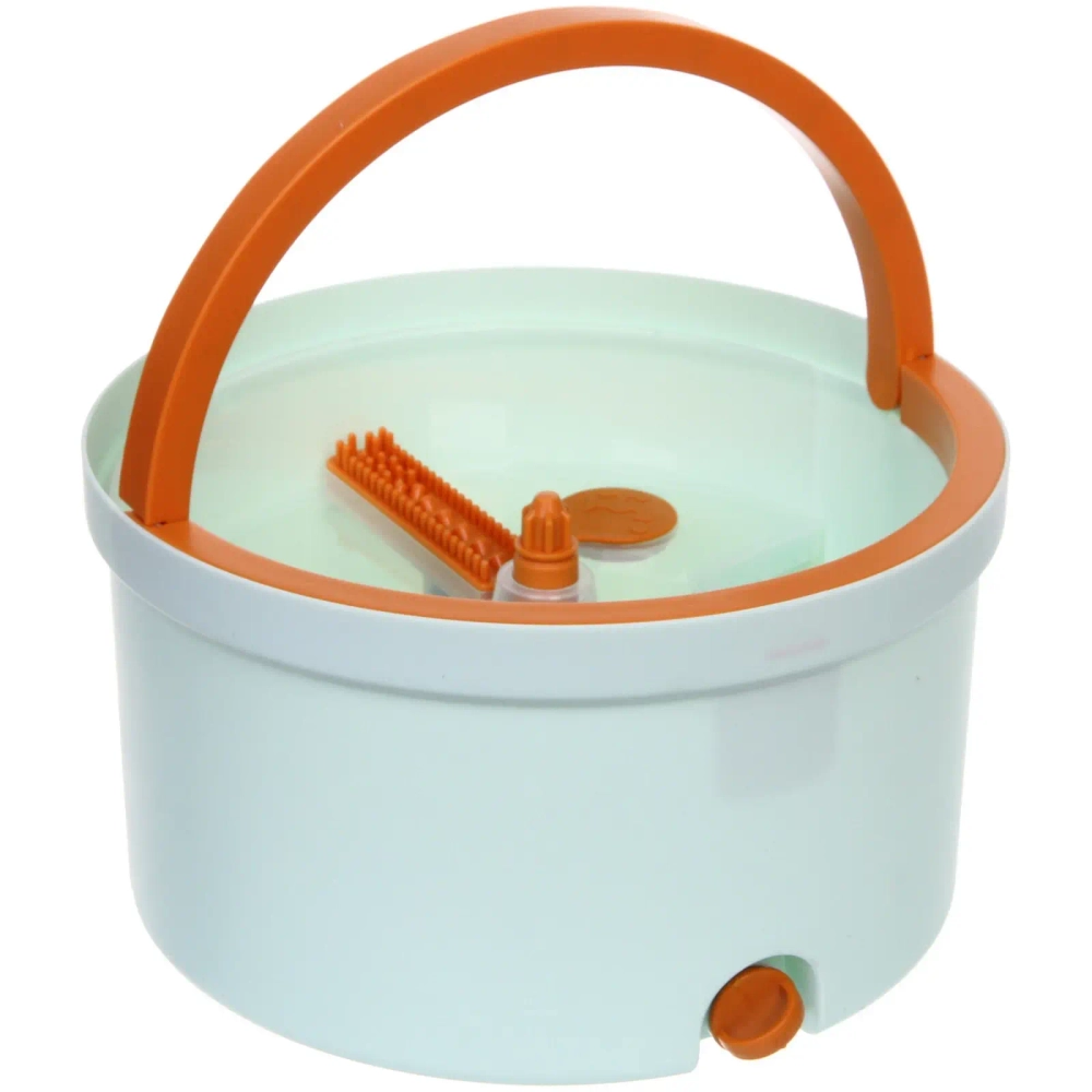 Набор для уборки «Селфи Идеальная уборка»(ведро с отжимом, швабра, две насадки) в цветной коробке