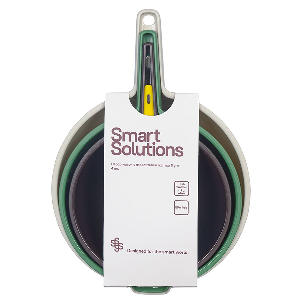 Набор мисок с дуршлагом и отделителем желтка Trym, 4 предм.