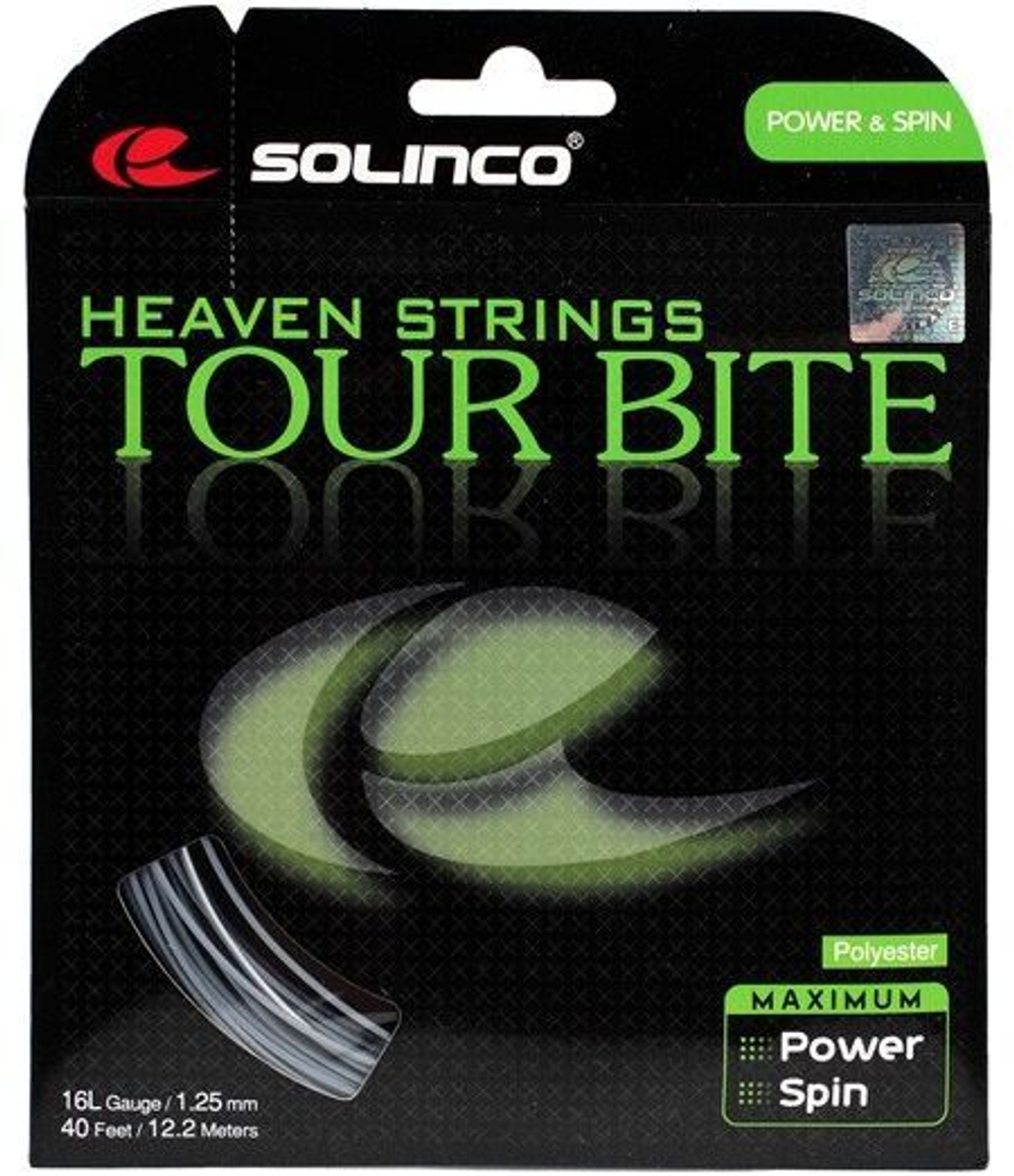 Теннисные струны Solinco Tour Bite (12 m) - grey (Polecany)
