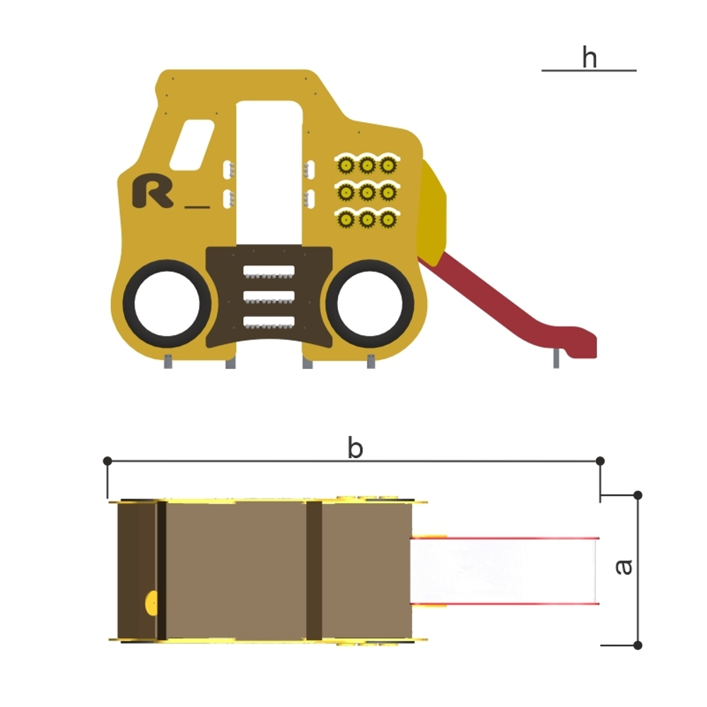 Детский игровой комплекс "Каток" Romana 057.63.00