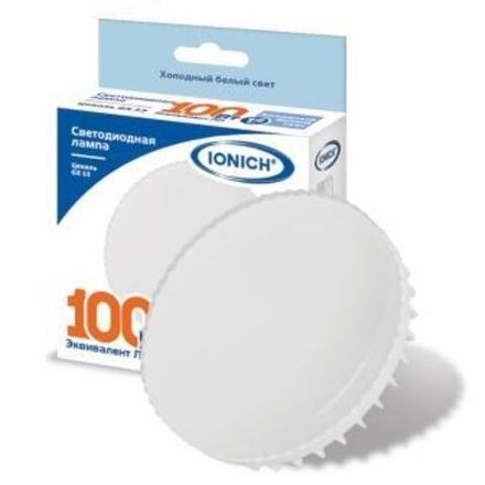 Лампа светодиодная IONICH GX53 12Вт 6500К