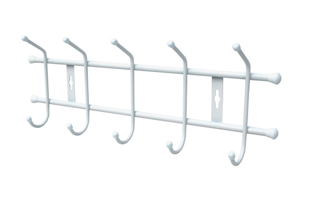 Вешалка настенная ВН5/МБ арт.ВН5/МБ 5 крючков (матовый белый)