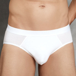 Классические мужские трусы-слипы +size из хлопкового волокна Doreanse Cotton Premium (Размер: XXXL) (Цвет: белый)
