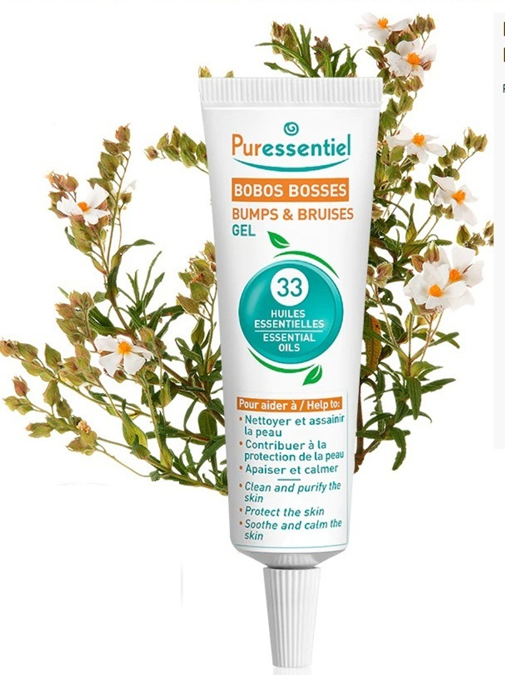 PURESSENTIEL Восстанавливающий гель ШИШКИ И СИНЯКИ 33 эфирных масла PURESSENTIEL BUMPS AND BRUISES GEL 20 мл