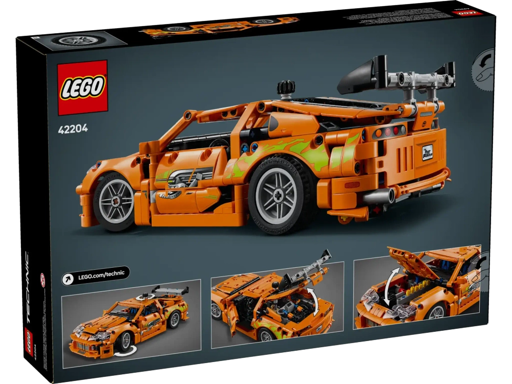 Конструктор LEGO Technic 42204 Fast and Furious Toyota Supra MK4