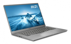 Ноутбук MSI Prestige 15 A12UC-222RU - 15.6", 1920x1080 (Full HD), Intel Core i5 1240P 3300MHz, On board DDR4 16GB, SSD 512GB, nVidia GeForce RTX 3050 Mobile 4GB, Bluetooth, Wi-Fi, noDVD, 4cell, Серебристый, Windows 11 Home 64, 9S7-16S822-222