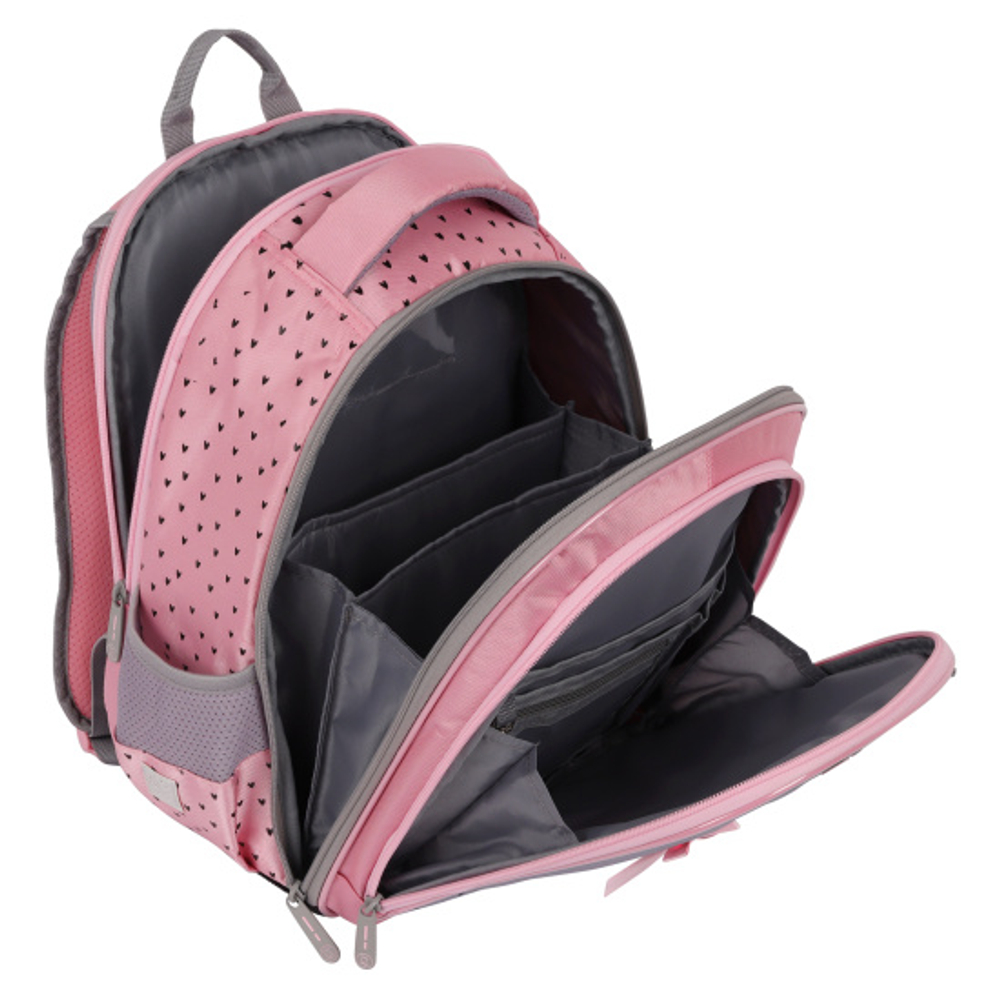 Ранец, спинка эргономичная, 2 отделения, 38*27*16 см, COMFORT Light, Paris Fashion, КОКОС, 232344