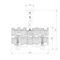 Подвесная люстра Bogates Frammenti 352/5 Strotskis Smart