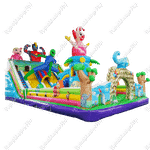 Коммерческий надувной батут "Маскарад" 14*7*6,5 м