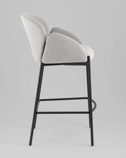 Стул барный Кирби светло-серый