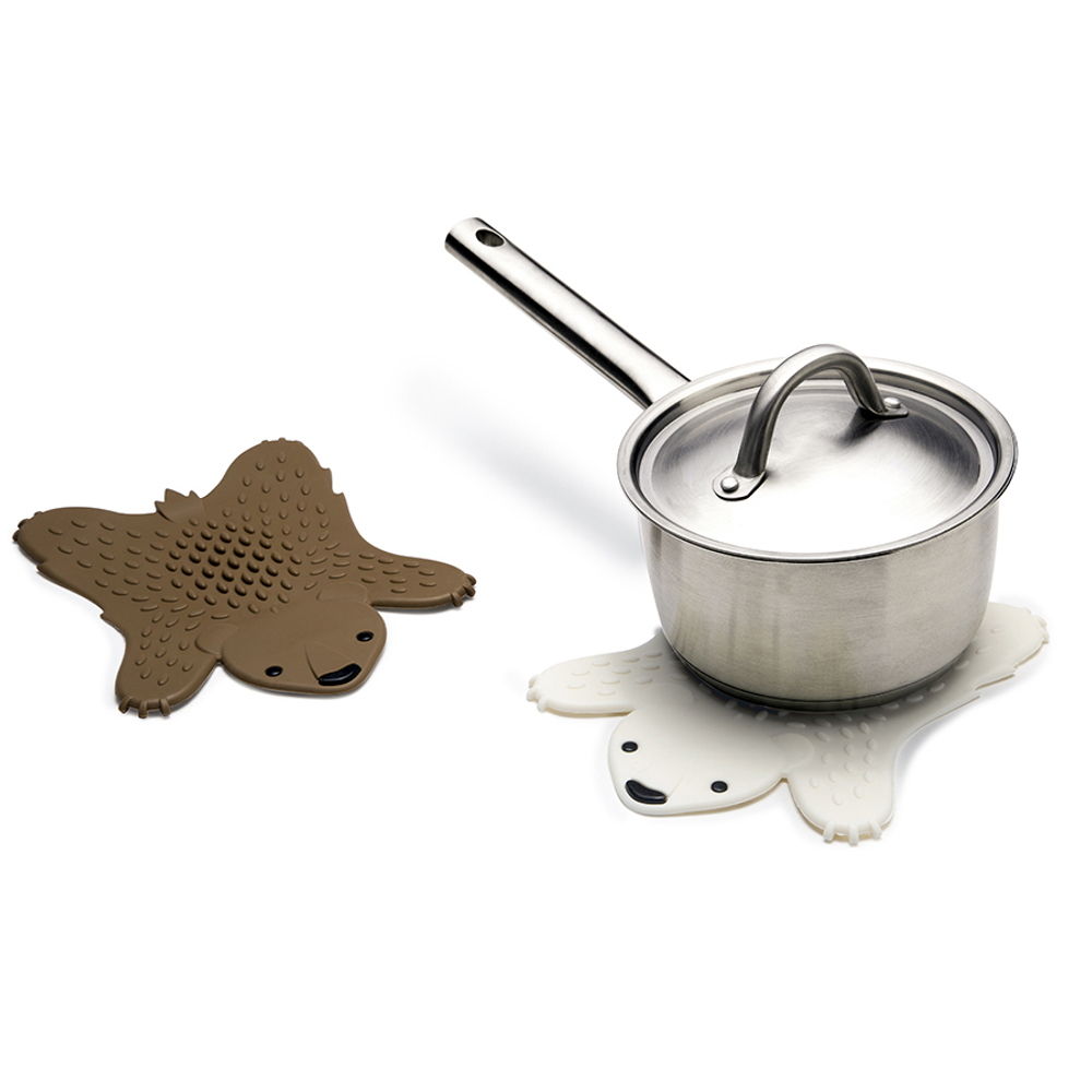 Подставка под горячее grizzly коричневая