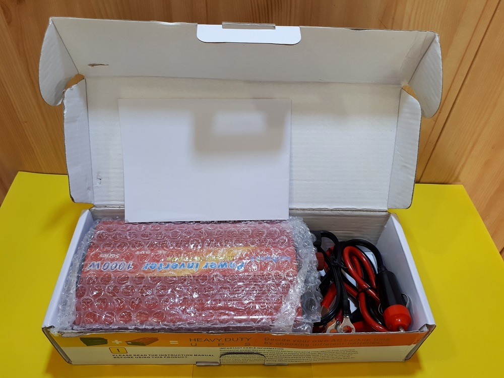 24V-1000W / Инвертор напряжения LaiRun 24-220V 1000W (24 вольта) (1 шт.)
