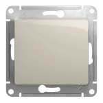 GLOSSA 1-клавишный ПЕРЕКЛЮЧАТЕЛЬ, сх.6, 10AX, механизм, МОЛОЧНЫЙ