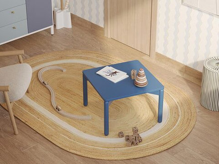 Столик кофейный LATITUDE Saga, 75х75 см, синий