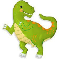 Шар (33""/84 см) Фигура, Веселый динозаврик, 1 шт. 7п. Д106