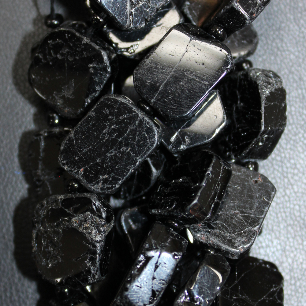 Турмалин черный срез 15мм