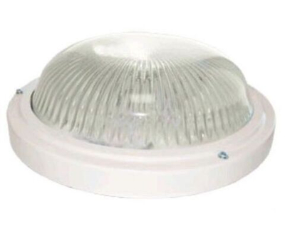 Ecola Light GX53 LED ДПП (DPP) 03-18 светильник"Сириус" Круг накладной IP65 3*GX53 прозрачныйбелый 280х280х90