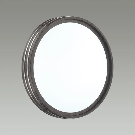 7604/DL PALE SN 176 Светильник пластик/белый/венге/хром LED 48Вт 4000К D390 IP43 TROSTO