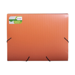 Папка на резинке Alingar, A4, 240х330х33 мм, 600 мкм, ассорти, матовая, "Flossy"