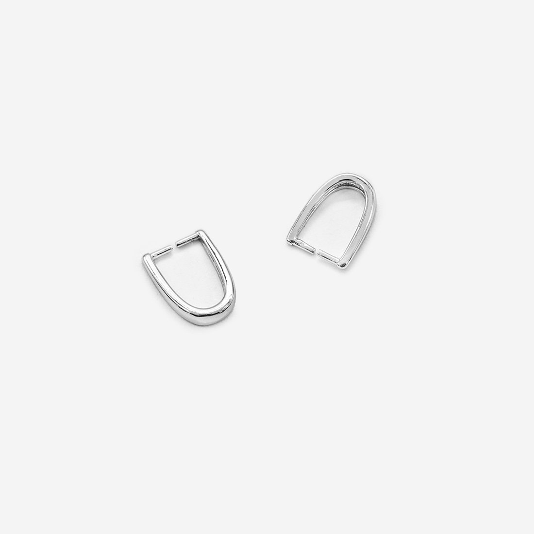 Бейл разъемный, 12,3*9мм, родирование