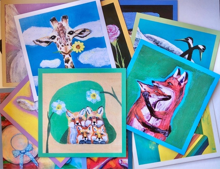 Открытка (художник Наталья Покровская)