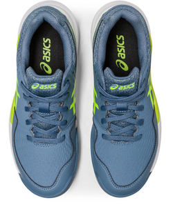 детские Кроссовки теннисные Asics Gel-Resolution 9 GS Clay - steel blue/hazard green