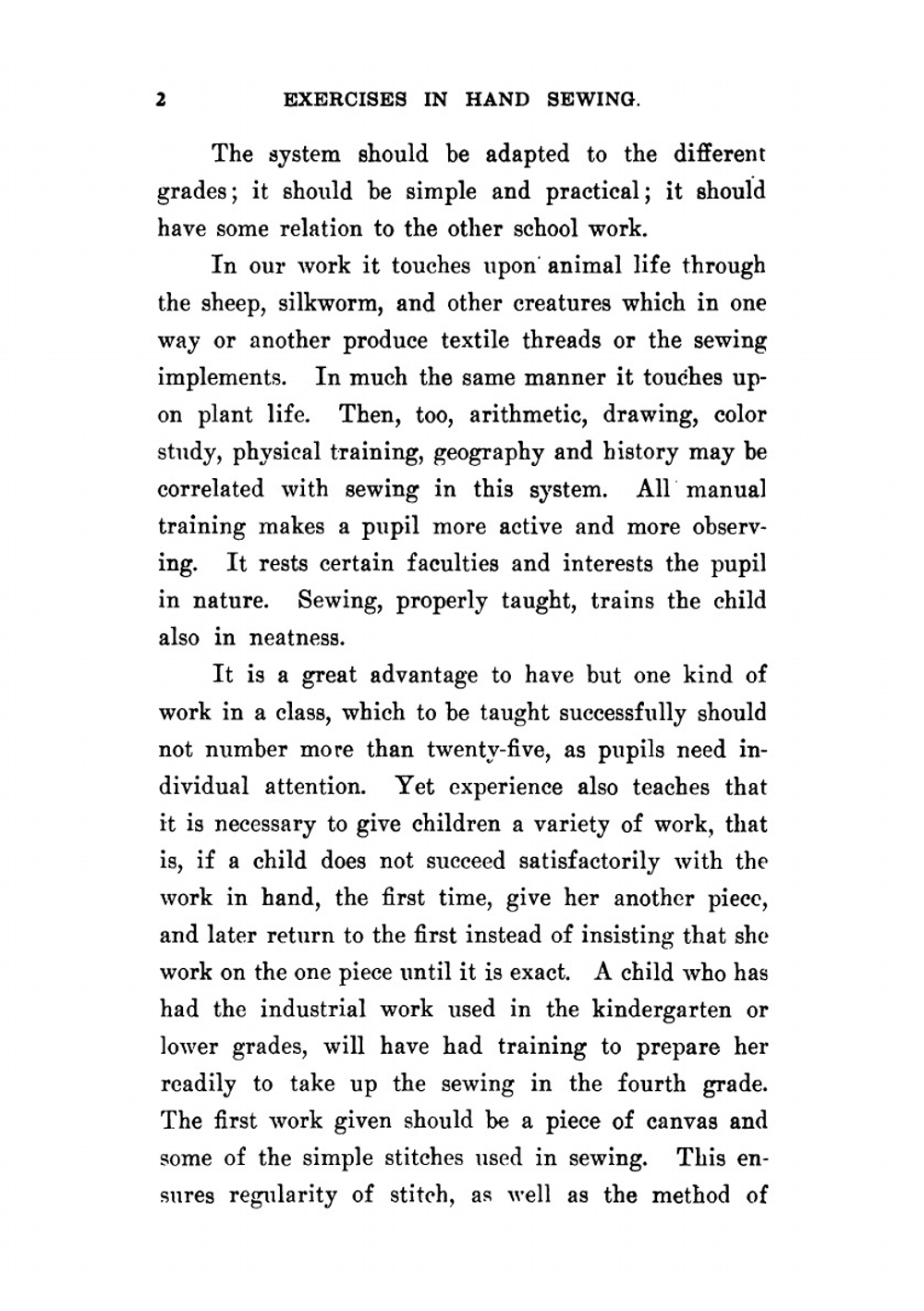 Manual of Exercises in Hand Sewing. Adopted by Industrial and Grade Schools | Margaret Josephine Blair
