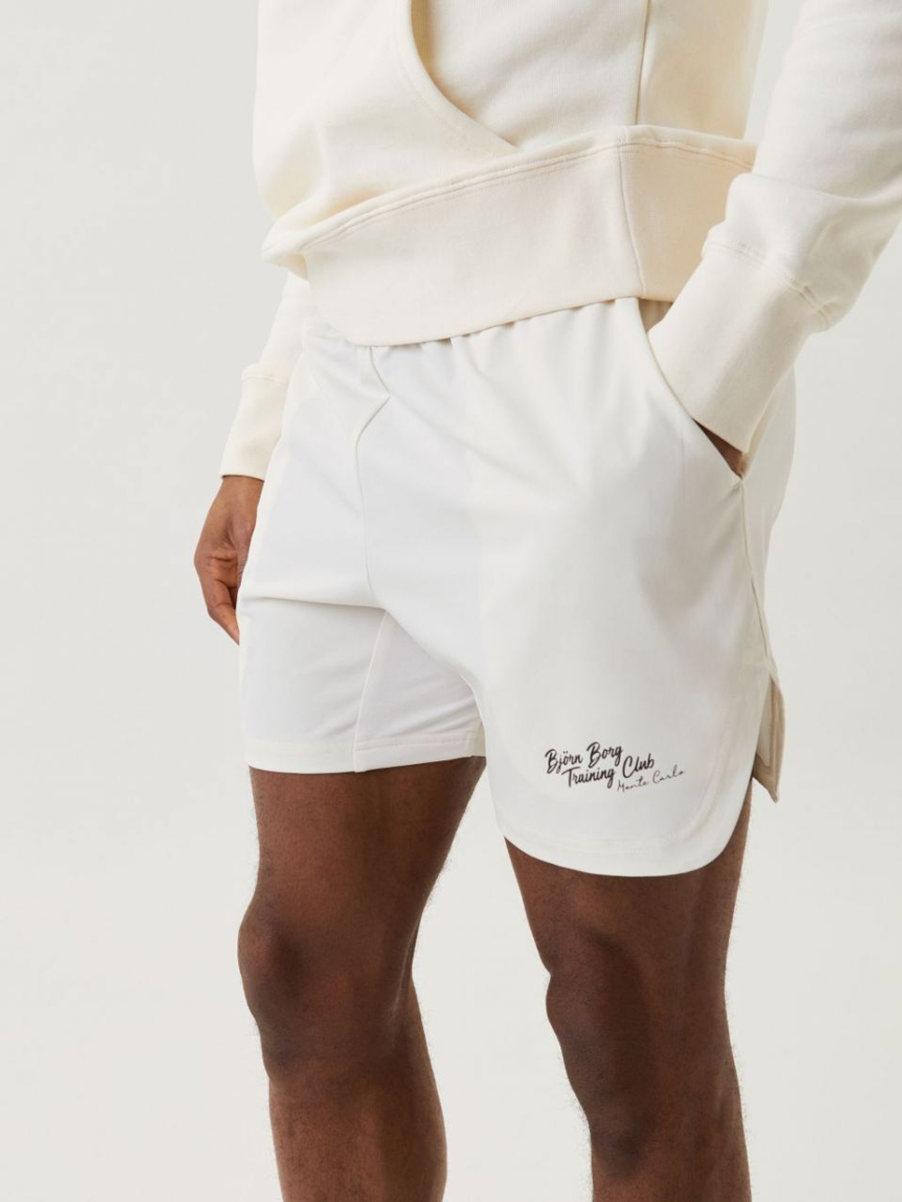 Мужские теннисные шорты Björn Borg Short Graphic Shorts - белый