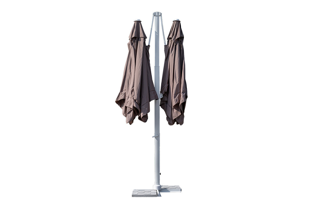 Зонт Gardeck двойной Мадрид 3*3м, песочный, 3000х3000