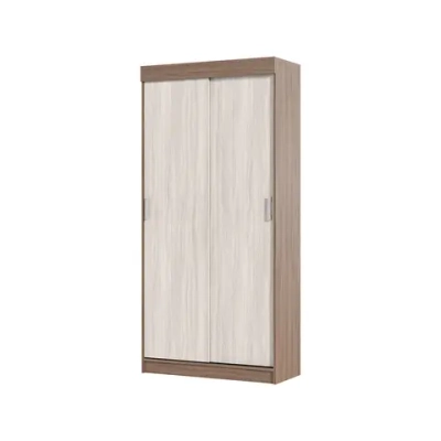 Евро Шкаф-купе 1.0 м Ясень шимо темный / Ясень шимо светлый