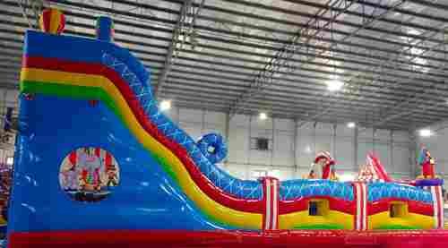 Коммерческий надувной батут «Парк развлечений», 14x6x7 м.